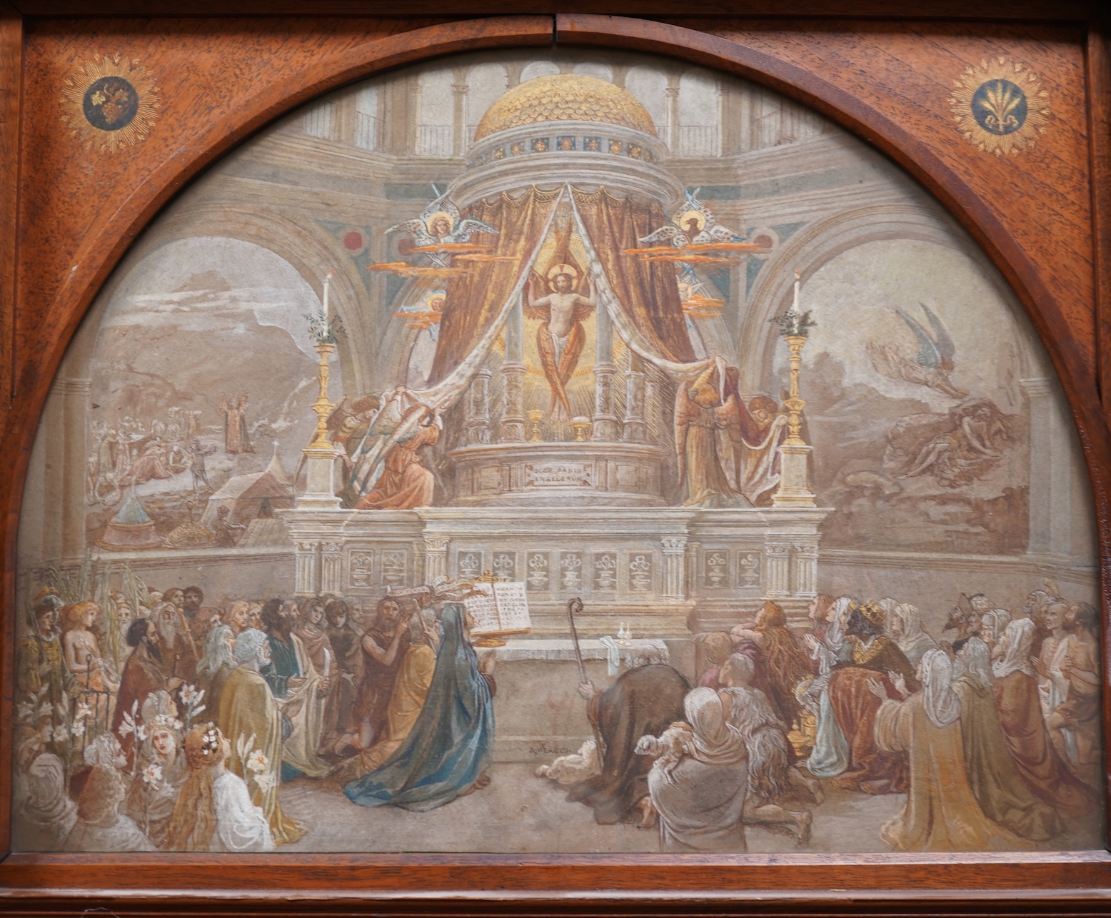 Riccardo Meacci, Italian (1856-1938), 'Ecce Panis Angelorum'